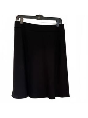 LOFT Classic Black A-Line Skirt